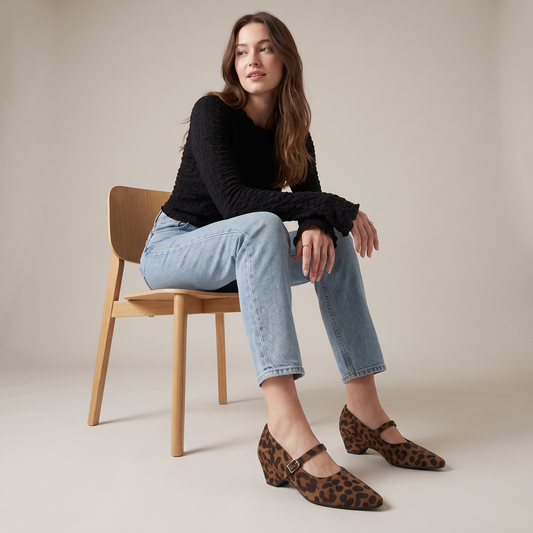 Tavessa puntige Mary Jane-pumps