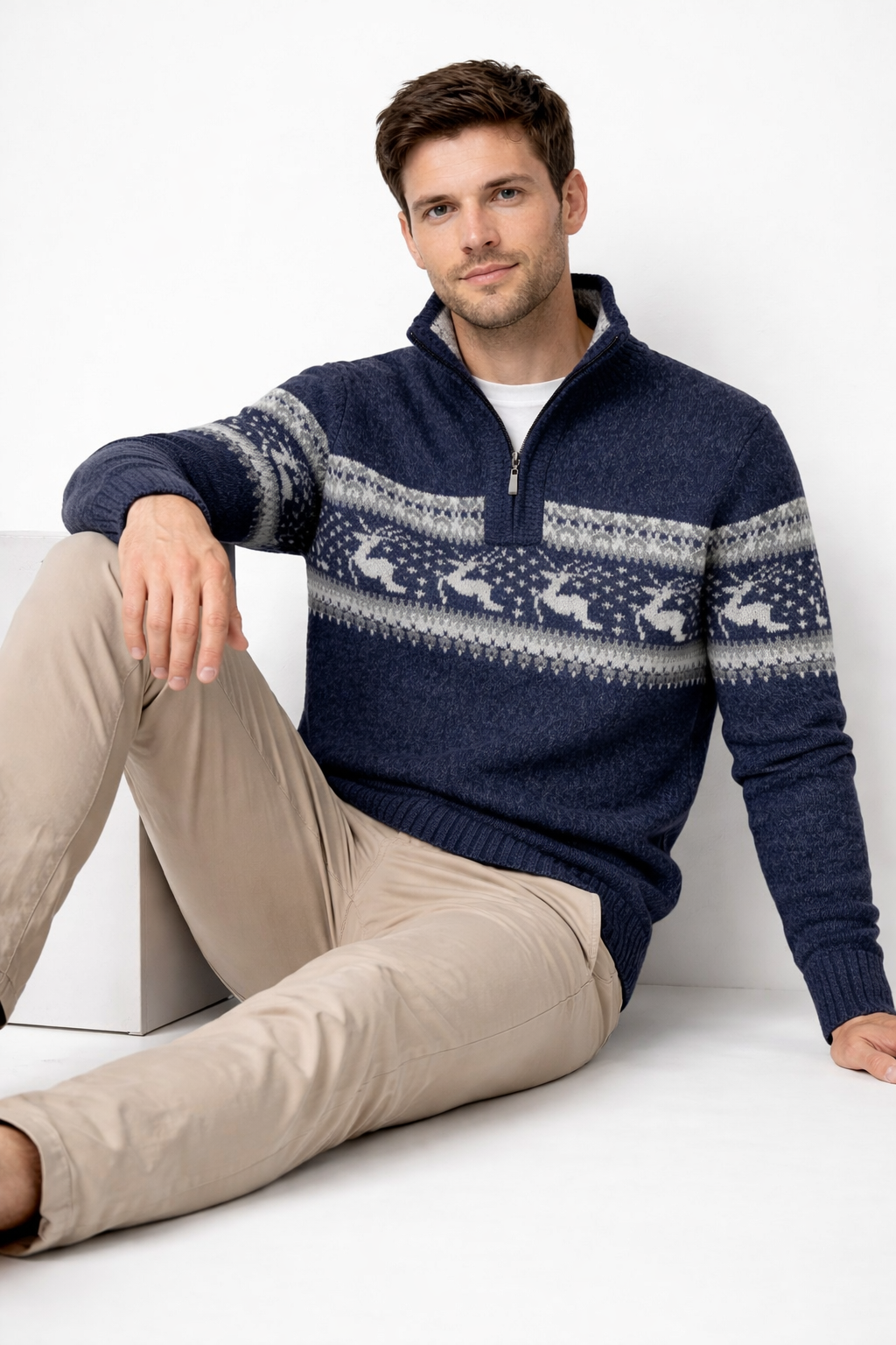 Deer Isle Half Zip Sweater