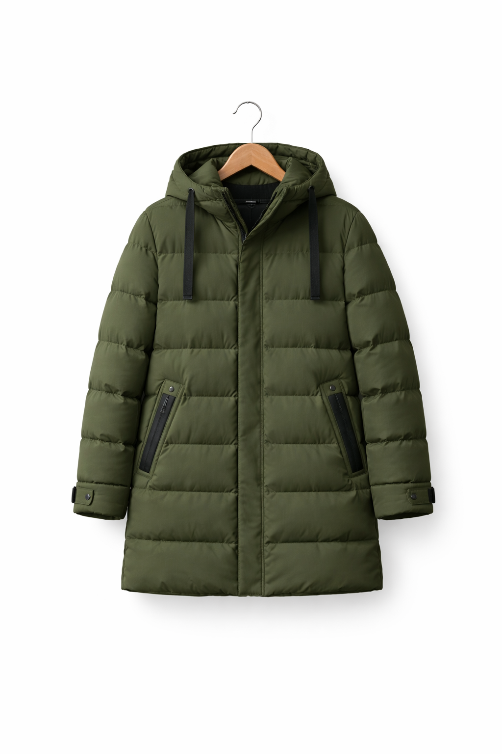 Long Men's Puffer Jacket