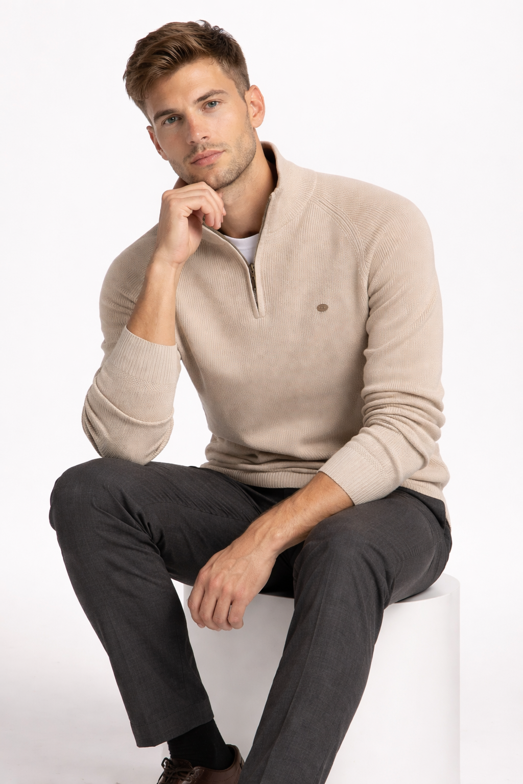 Briar Ridge Quarter-Zip Knit