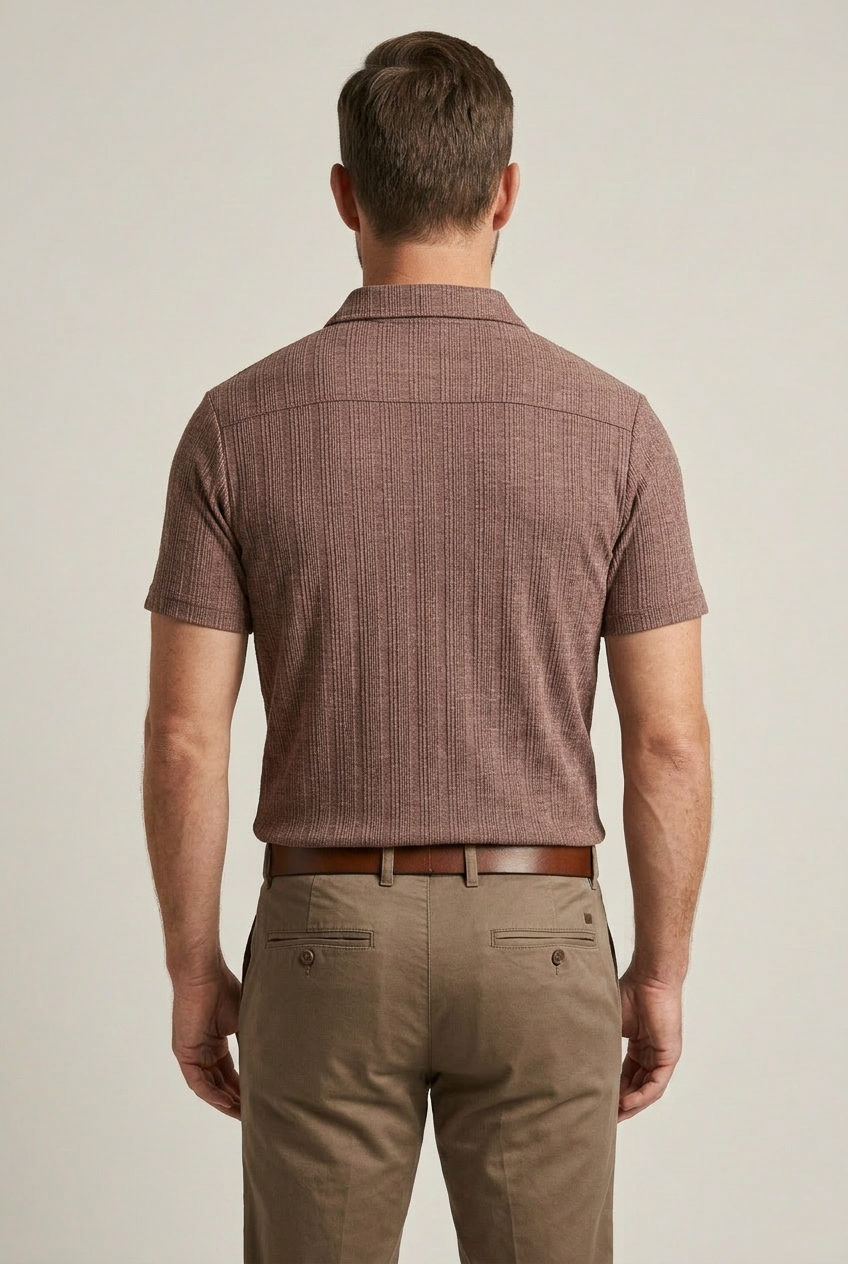 Crosby Textured Knit Polo