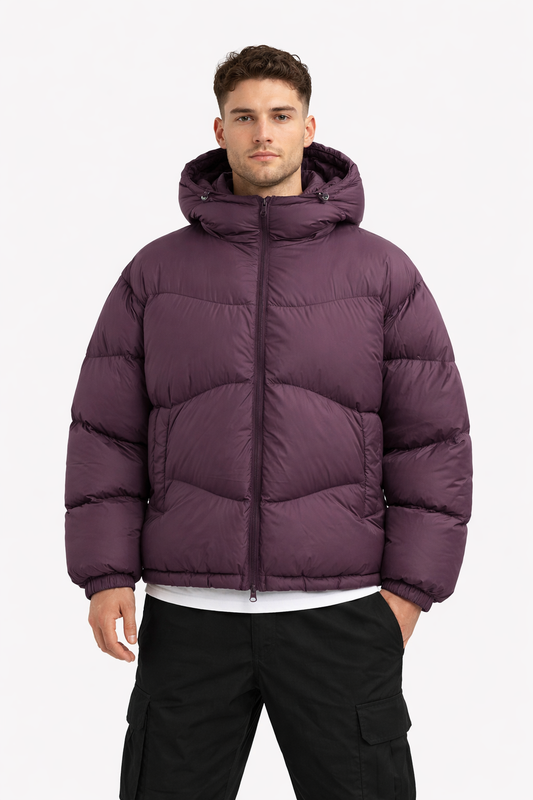Men’s High Collar Puffer Jacket