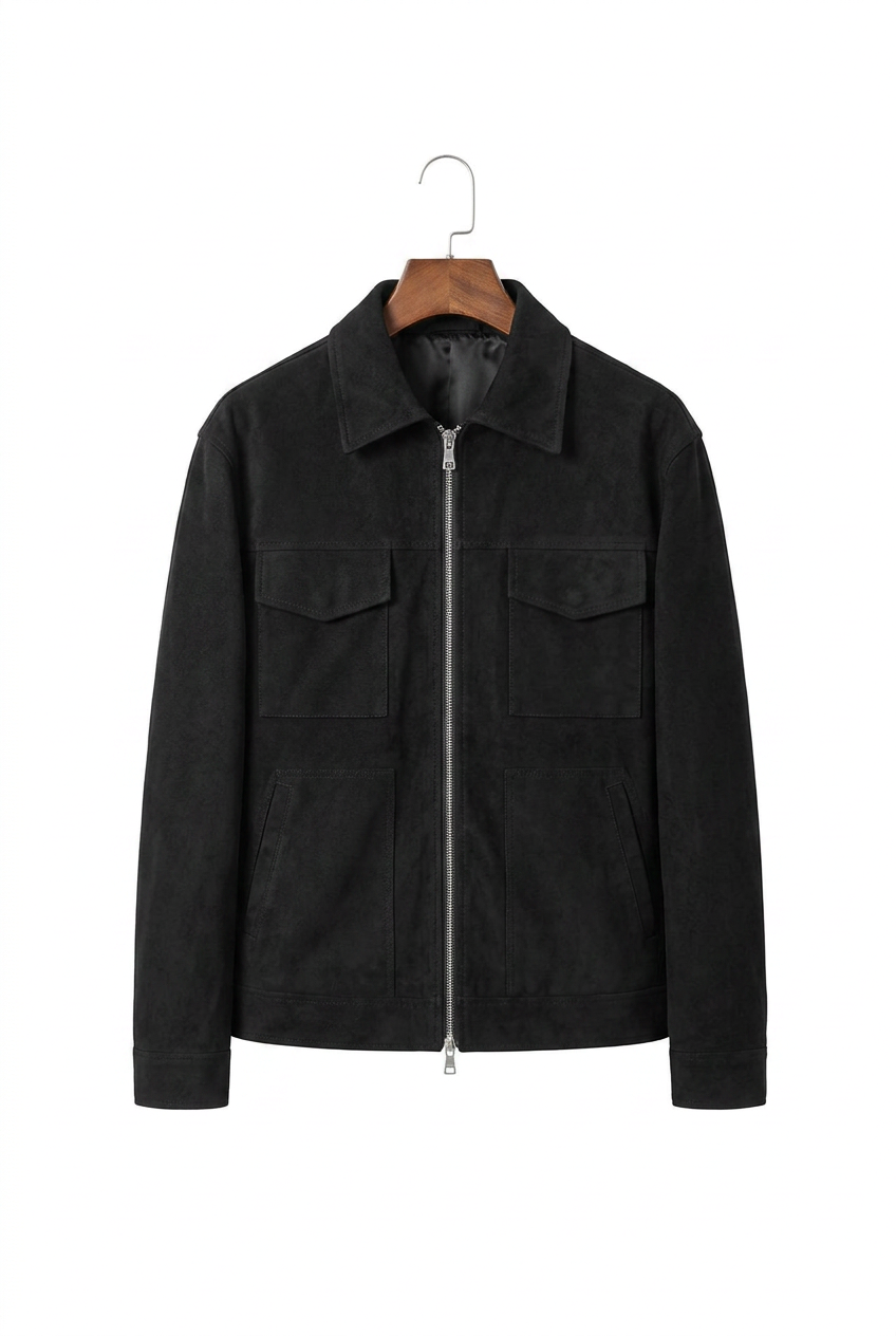 The Carrick Suede Utility Jacket