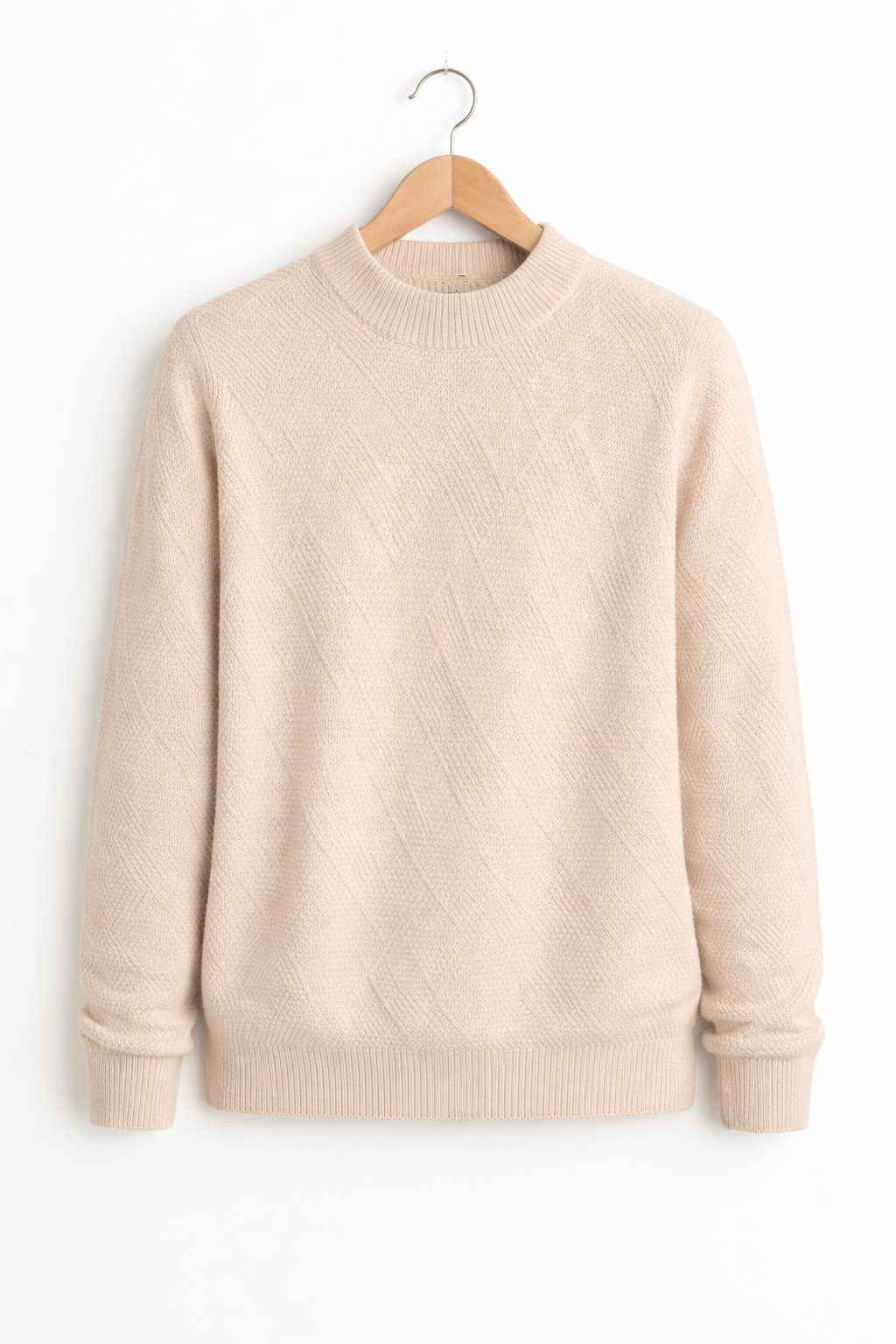 Men’s Diamond Knit Crew Neck Shirt