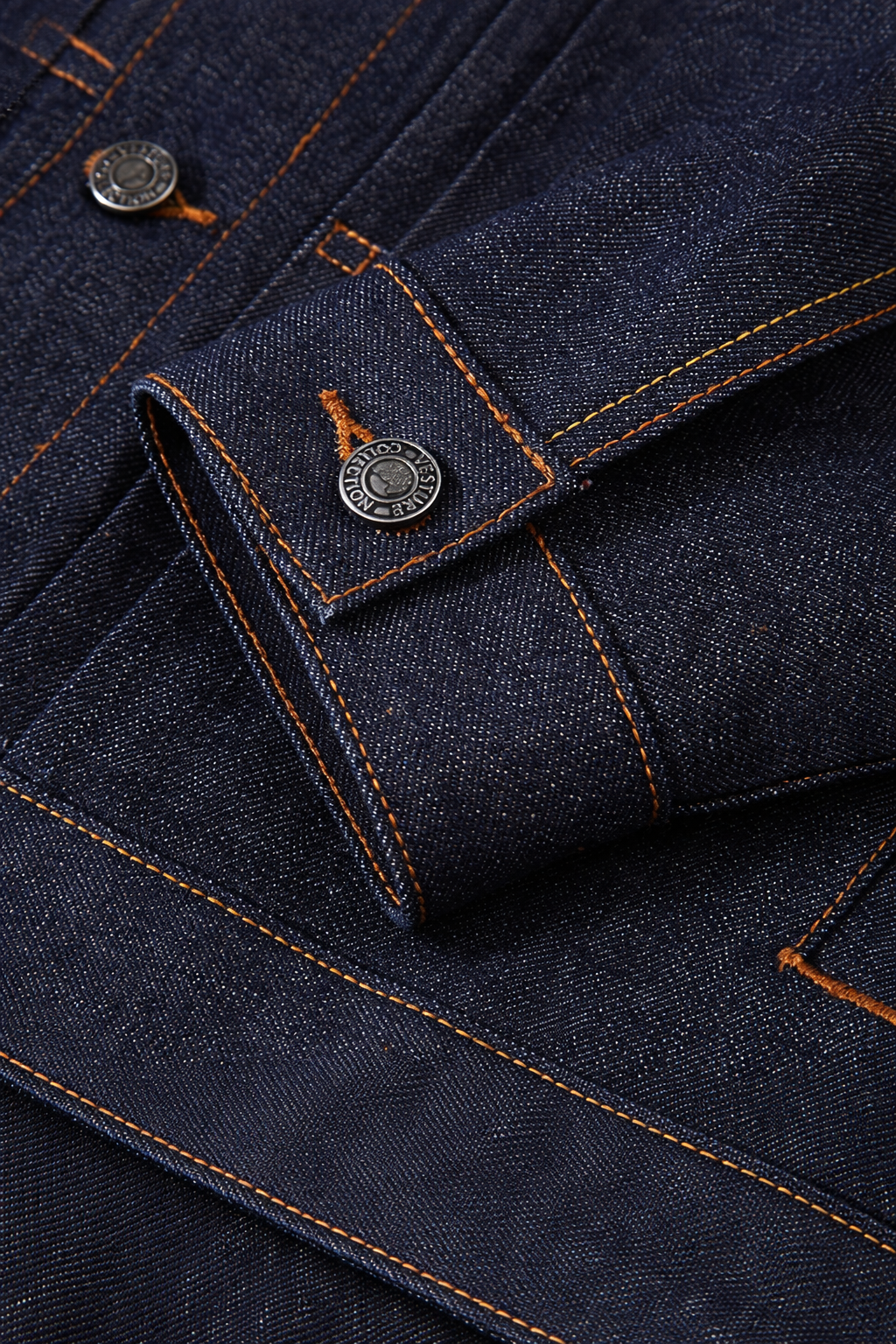 Men’s Dark Raw Denim Jacket