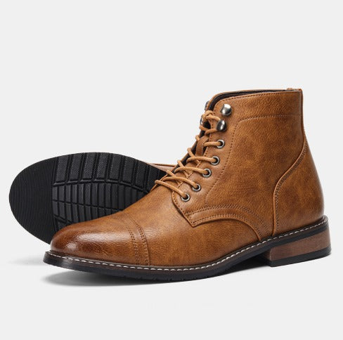 Ironforge Lace-Up Ankle Boots