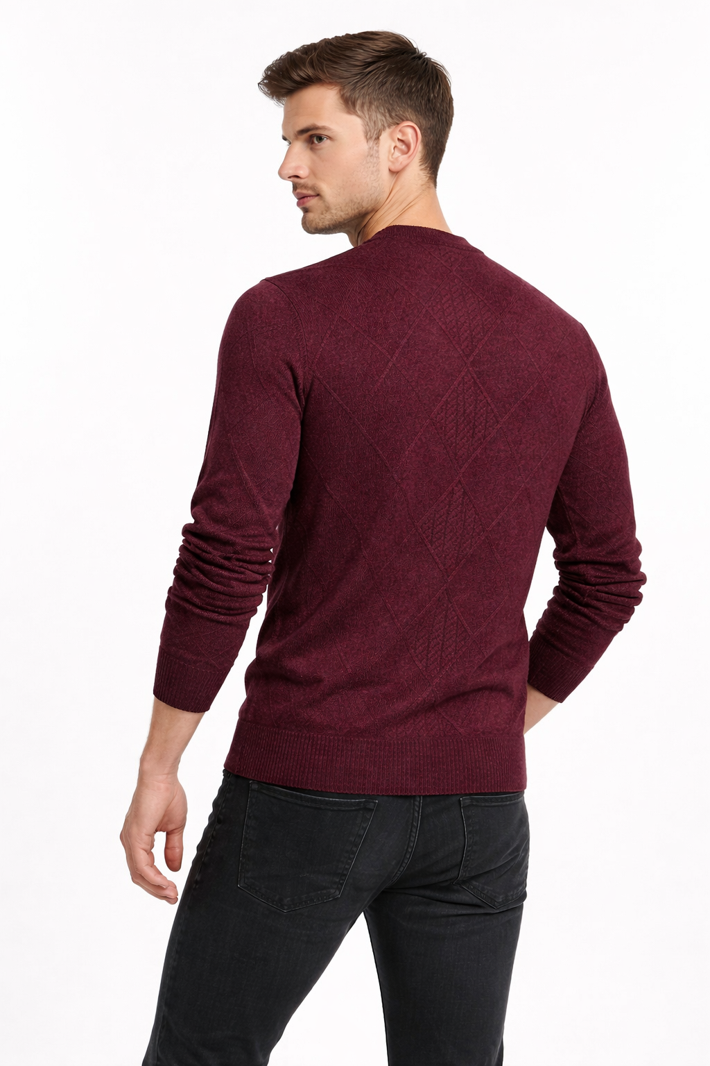 Northvale Diamond Knit Pullover
