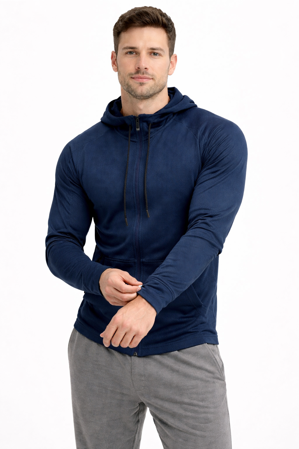Men’s Textured Zip Training Hoodie