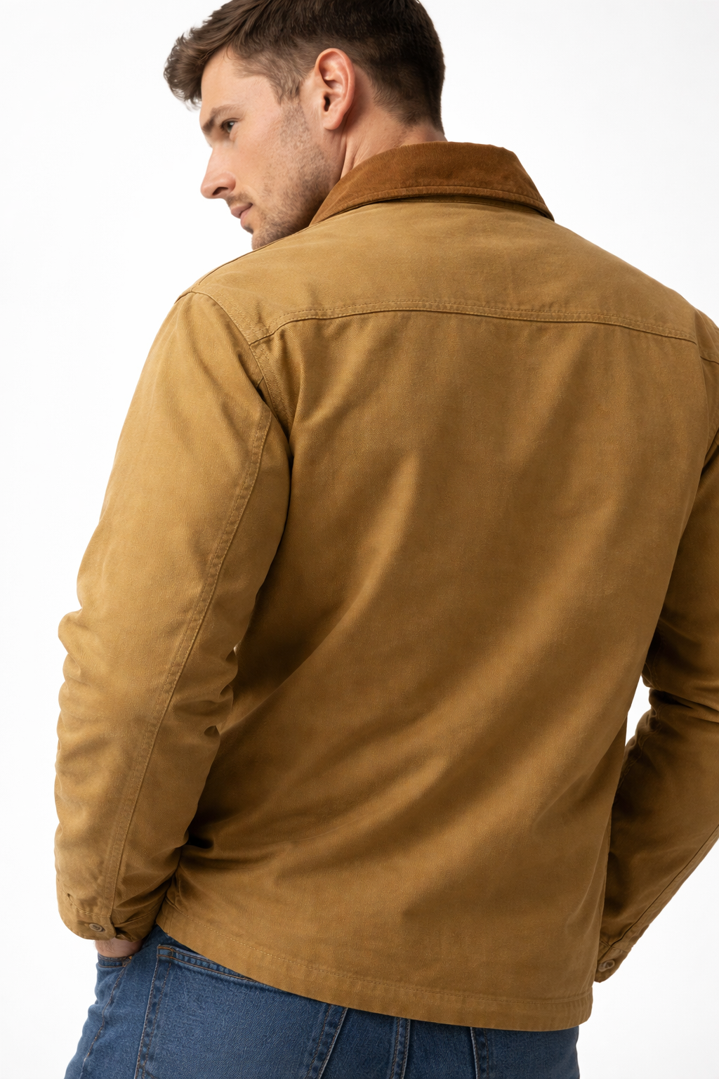 Cord Collar Chore Jacket