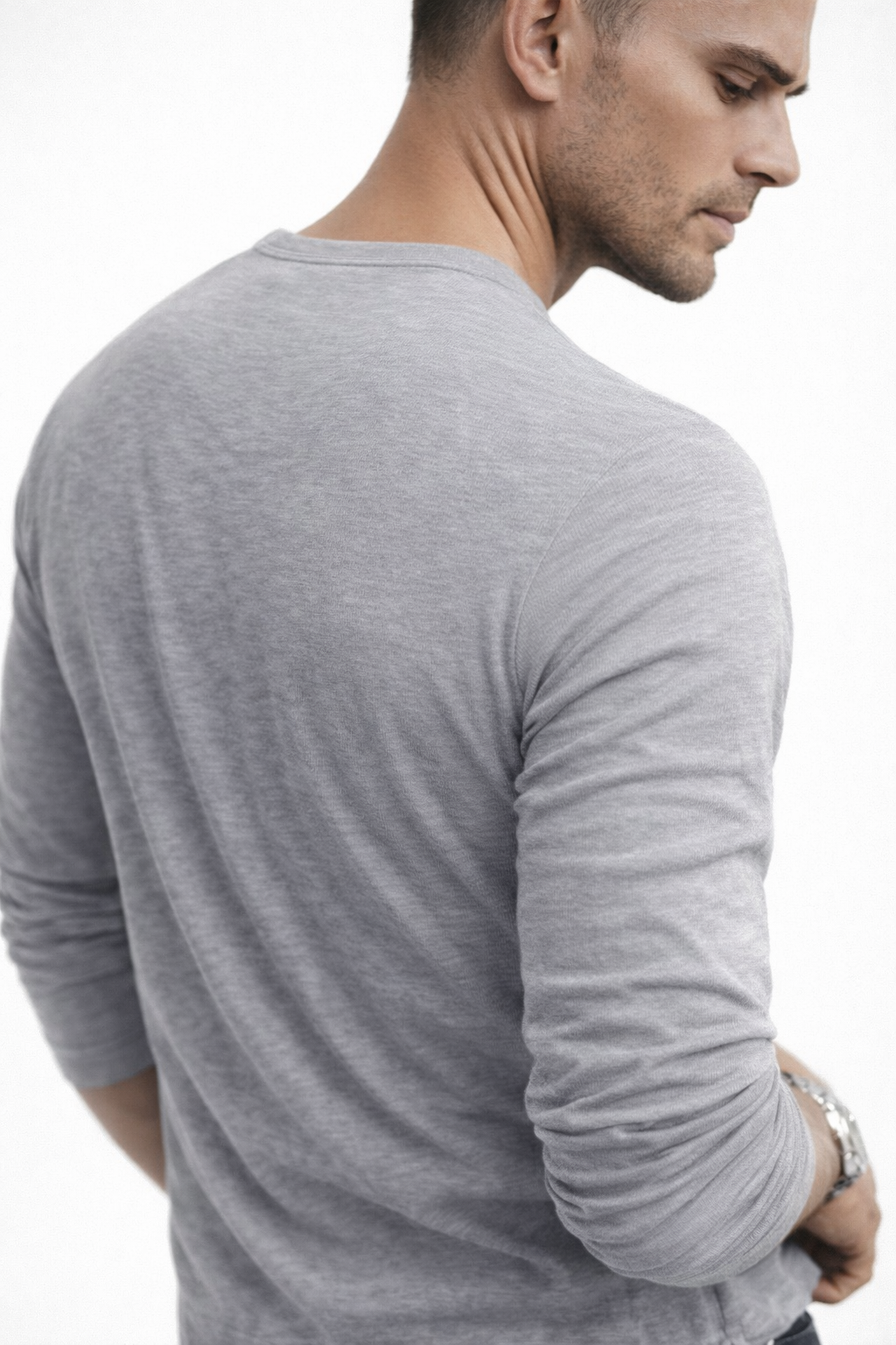 Hudson Textured Henley Pullover