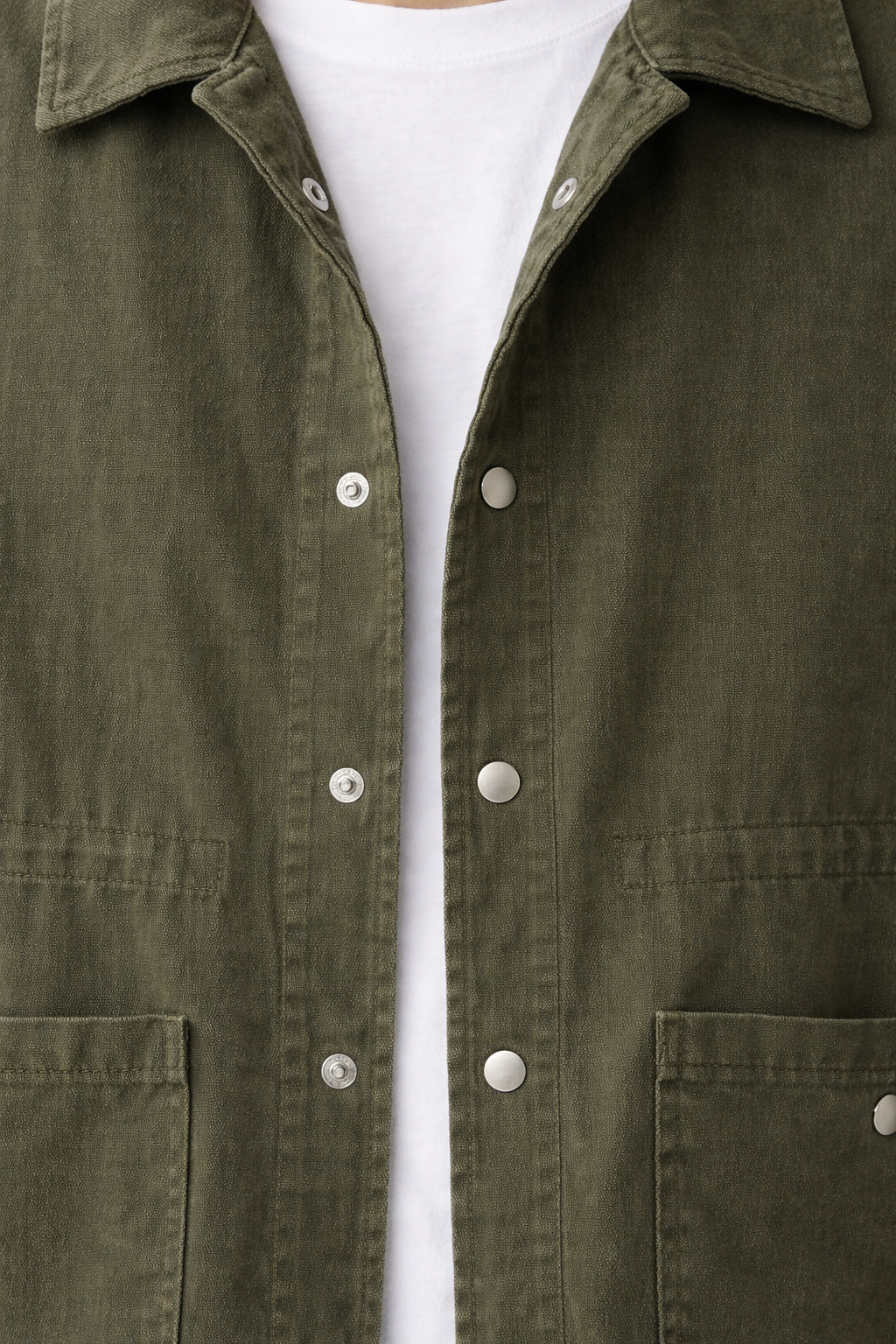 Layered Utility Chore Jacket