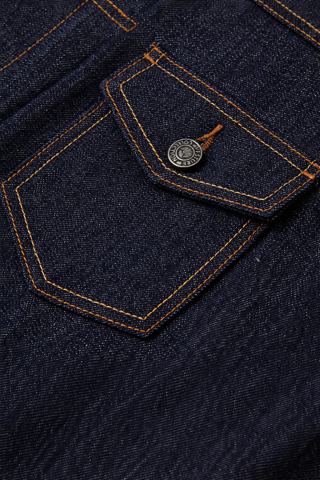 Men’s Dark Raw Denim Jacket