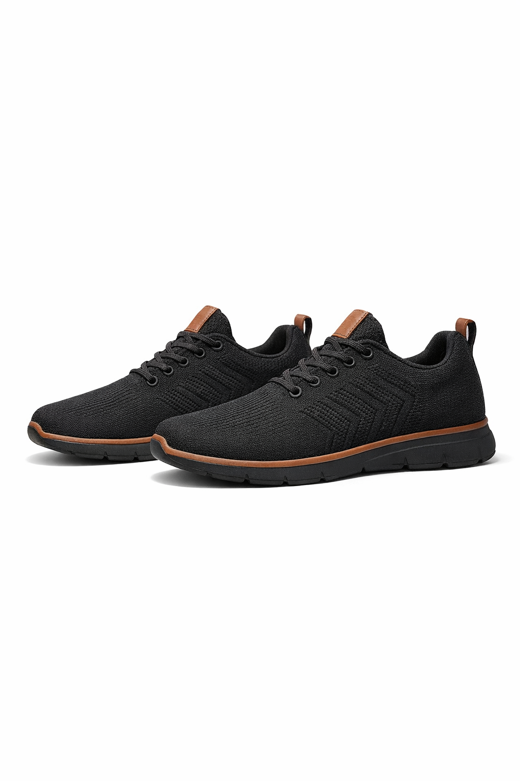 KnitFlow Lace-Up Everyday Sneakers
