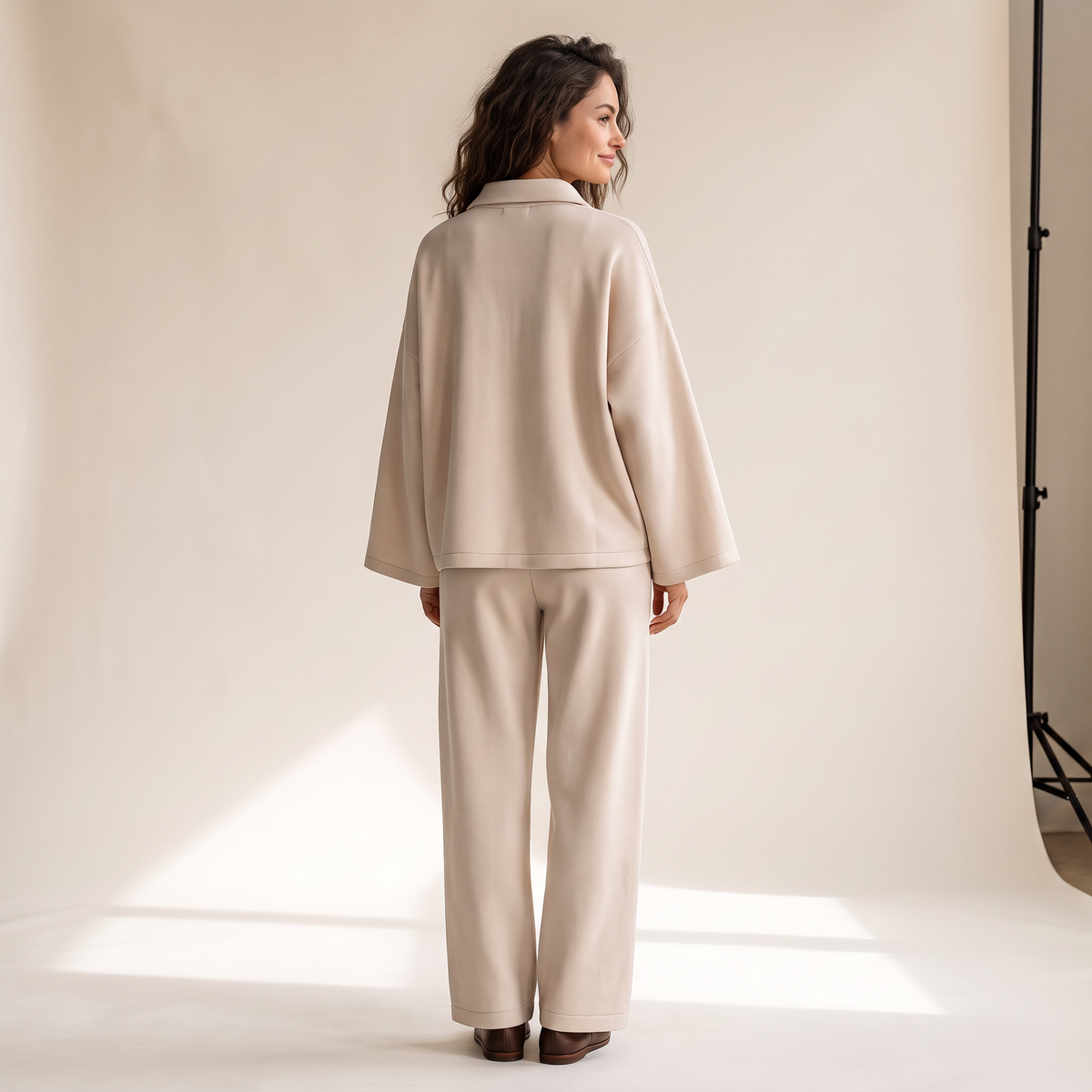 Zerina set met polotop en broek met wijde pijpen