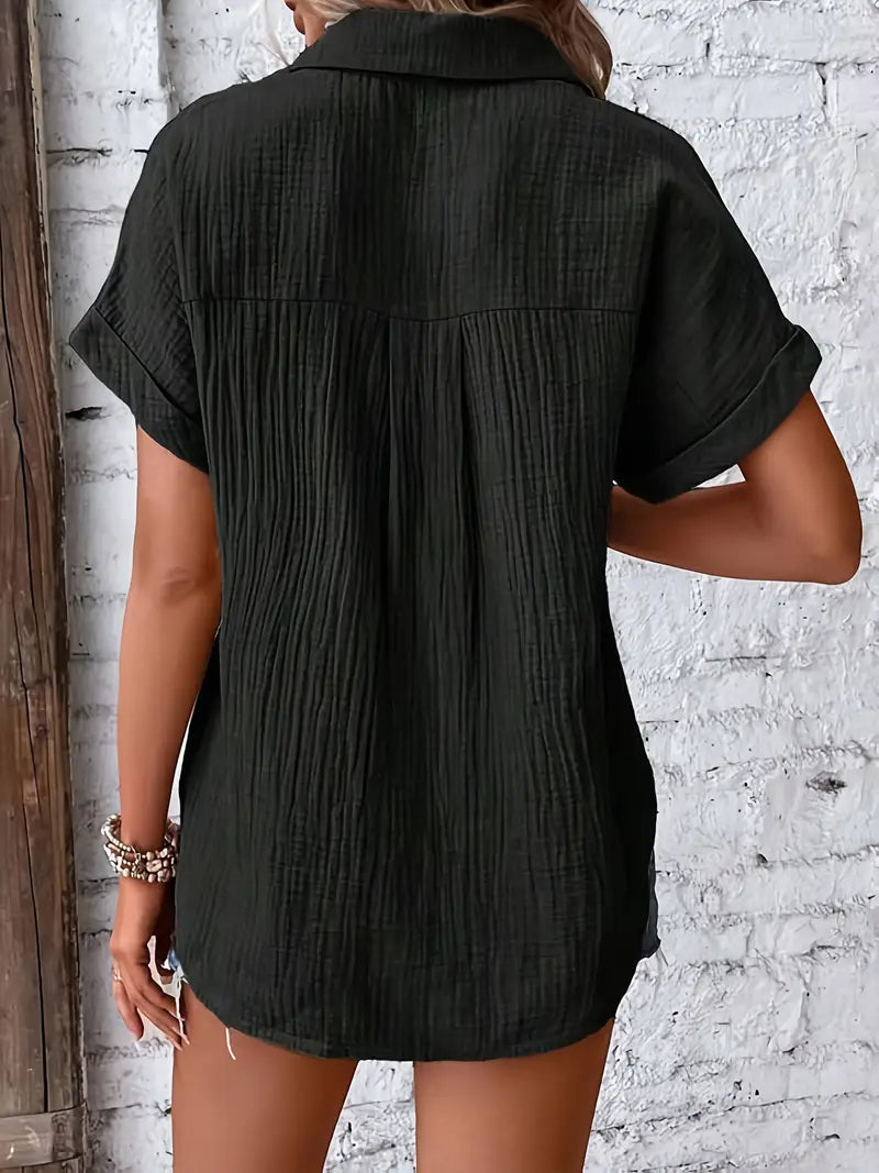 The Button-Up Blouse for Women