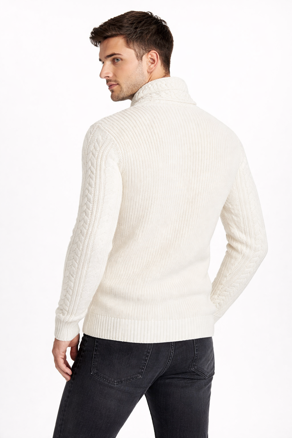 Arden Ridge Ribbed Toggle Knit Sweater