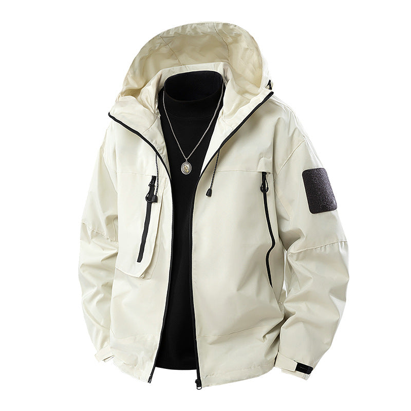 Men’s Hooded Shell Streetwear Jacket