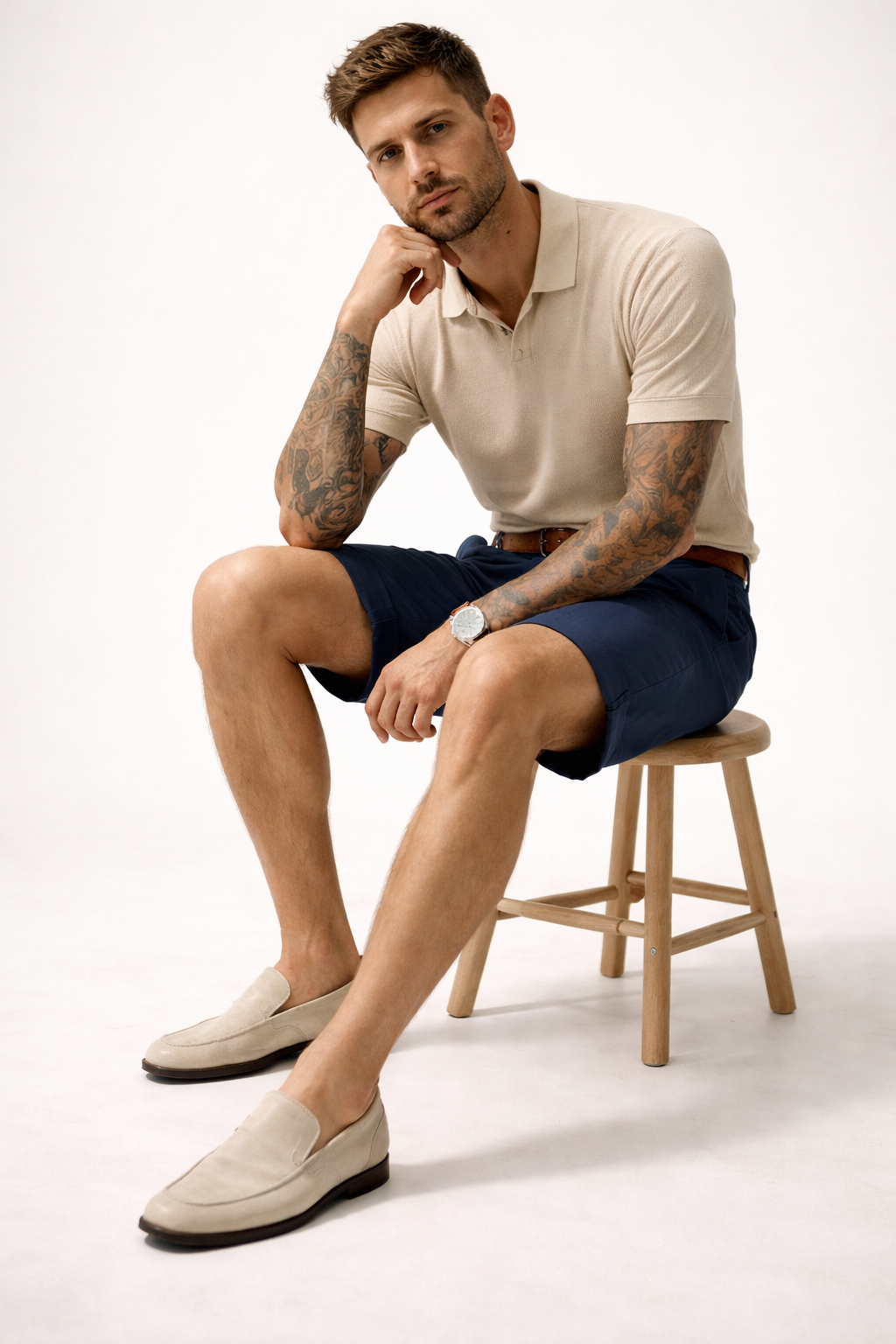 Monaco Pleated Resort Shorts