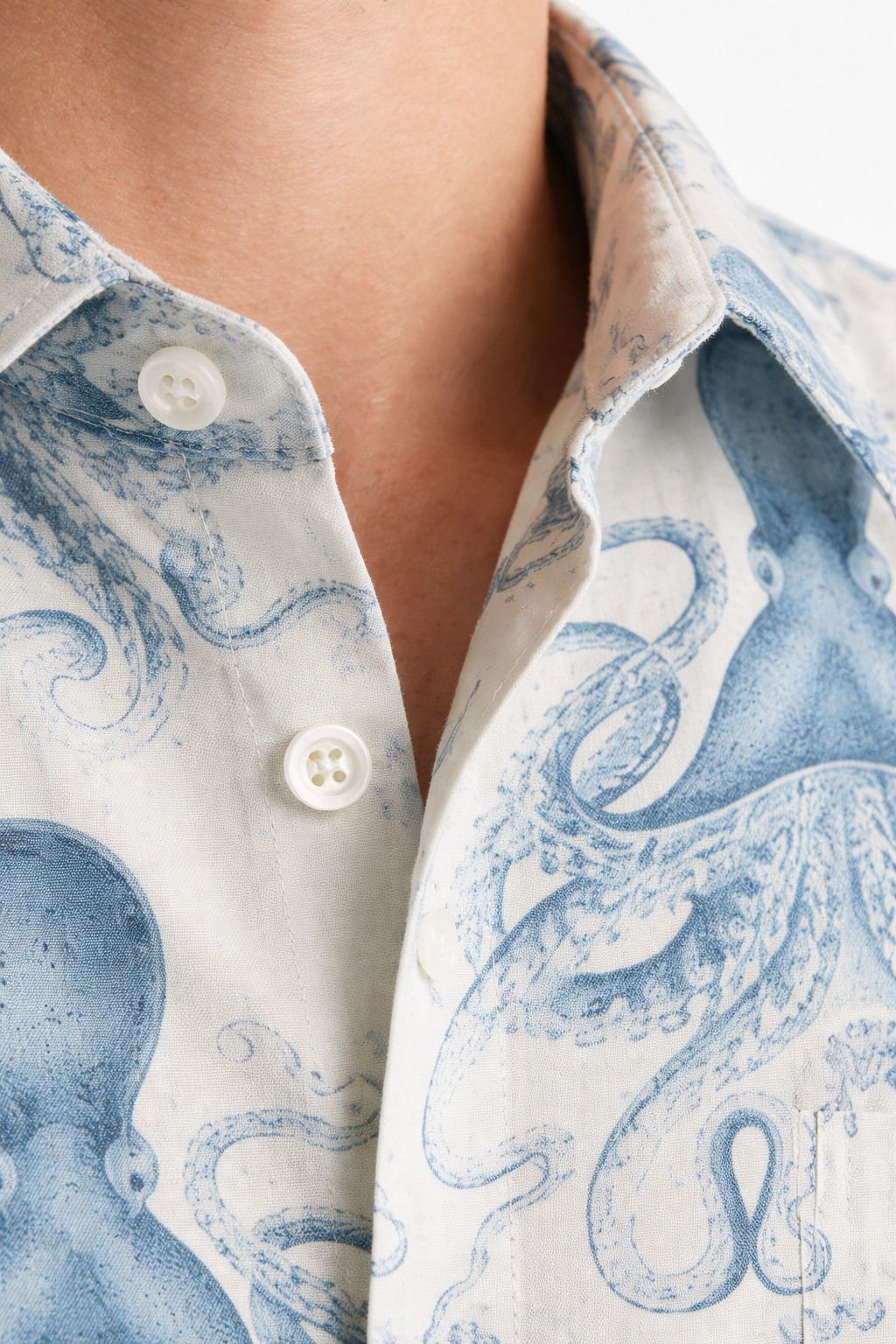 Mariner Octopus Print Woven Shirt
