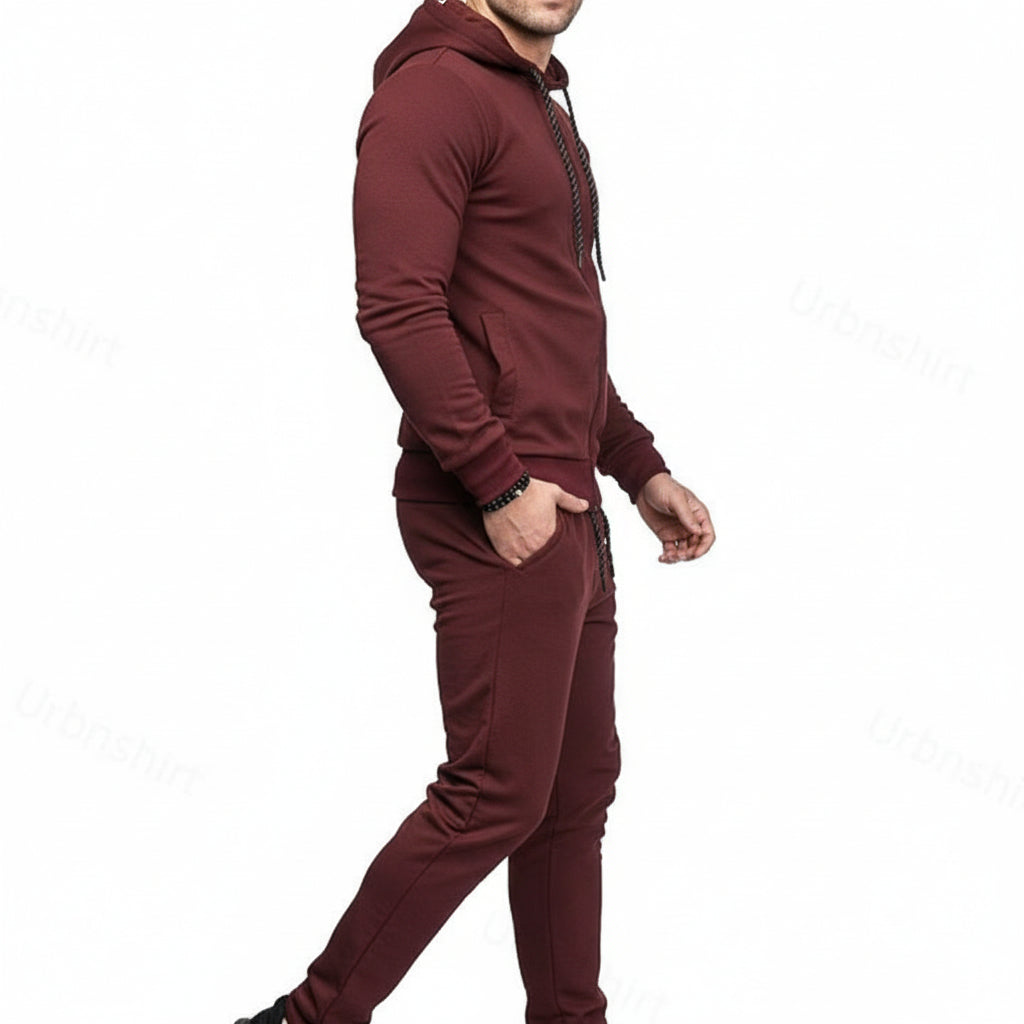 Structured Zip Hoodie Set