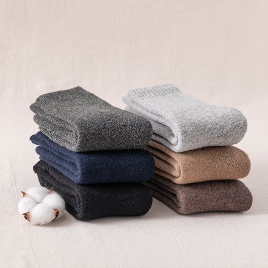 Men’s Fleece Lined Wool Crew Socks