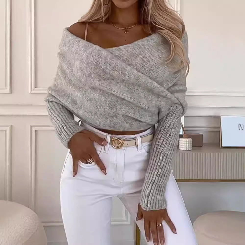 Detachable Open Wrap Cross Top