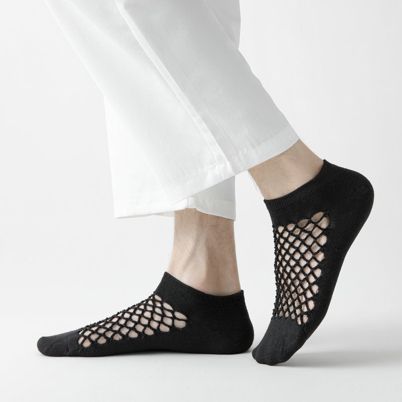 Men’s Mesh No-Show Sweat Control Socks