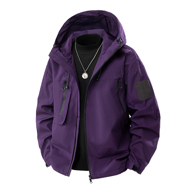 Men’s Hooded Shell Streetwear Jacket