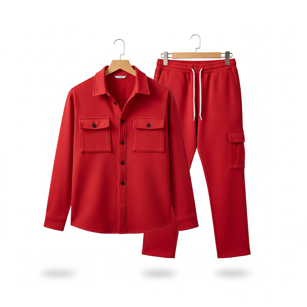 Button Utility Shirt City Set