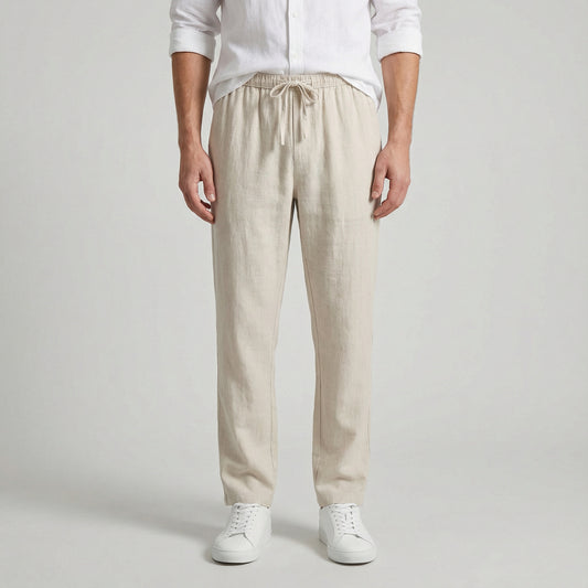 Men’s Soft Lounge Pants With Elastic Waist Drawstring