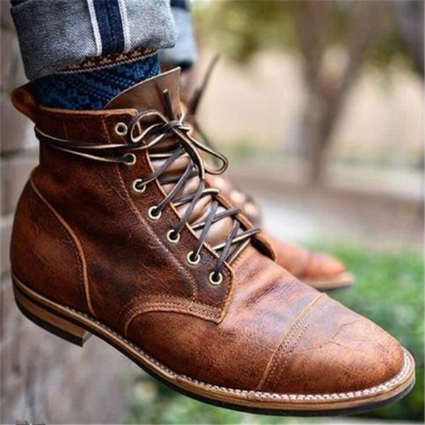 Heritage Lace-Up Leather Boots