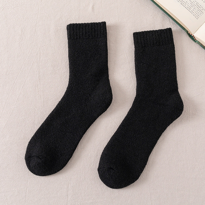 Men’s Fleece Lined Wool Crew Socks