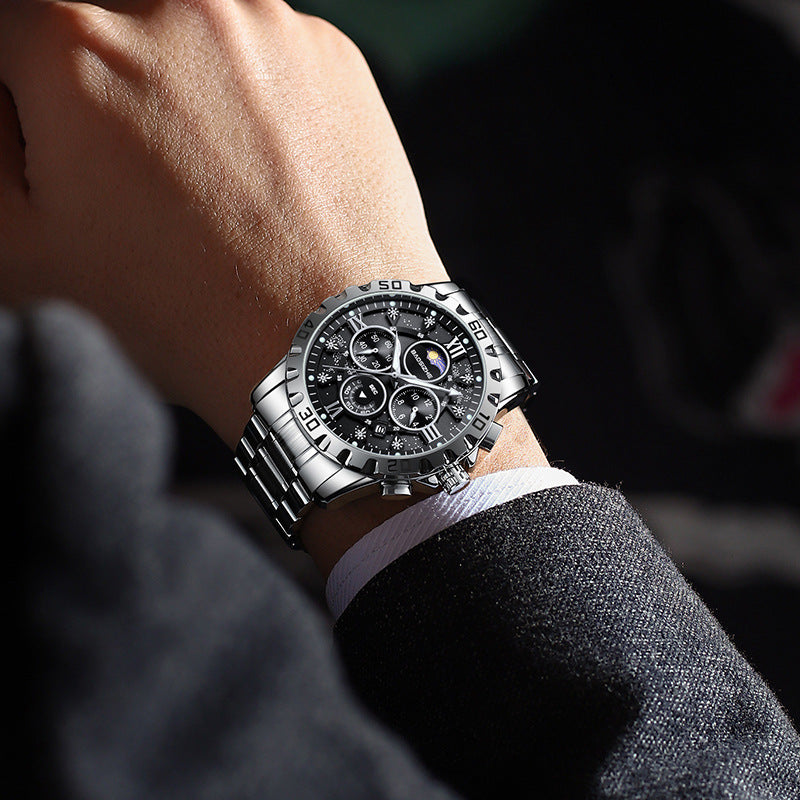 Men’s Celestial Chronograph Steel Watch