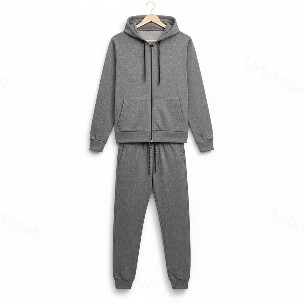 Structured Zip Hoodie Set