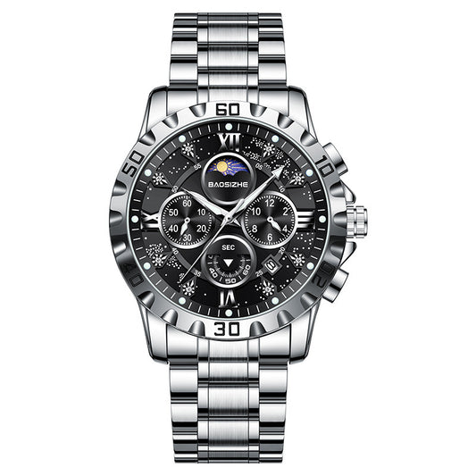 Men’s Celestial Chronograph Steel Watch