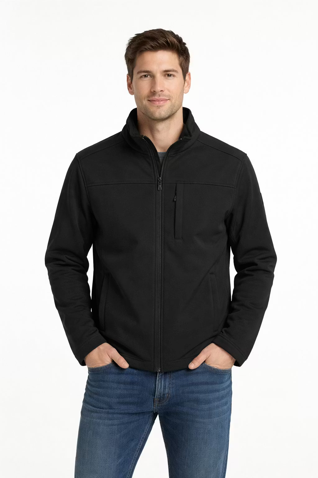 Stand Collar Soft Shell Jacket โ Lakeside Label