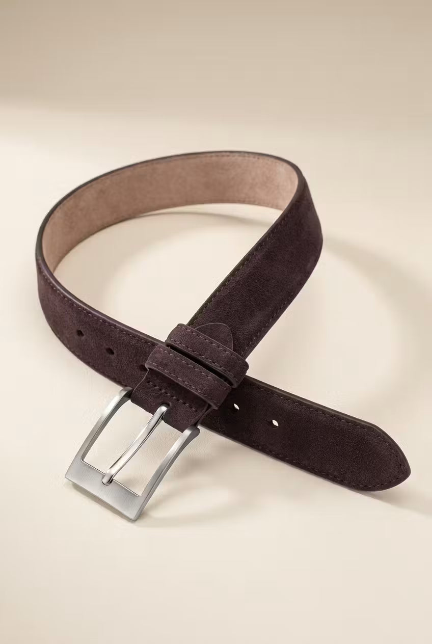 Westbrook Suede-Texture Belt