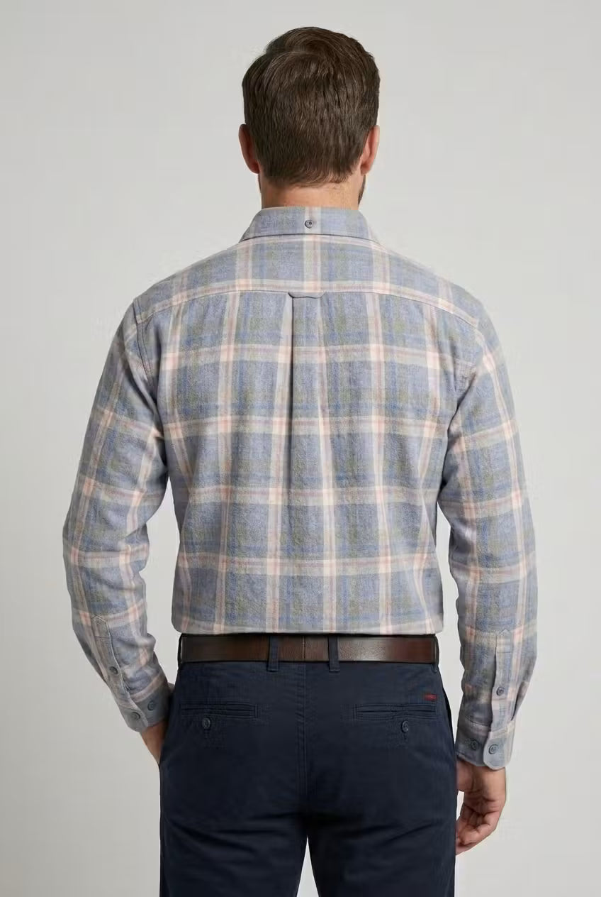 Cedar Plaid Button-Up Shirt
