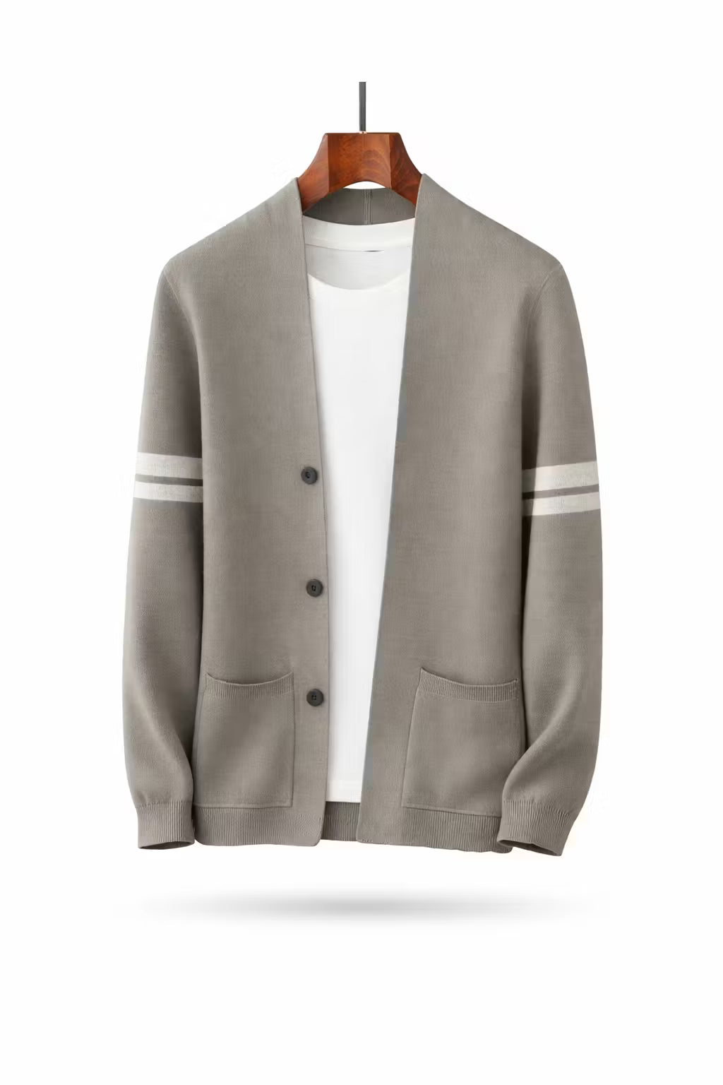 Open Knit Button Front Cardigan Sweater