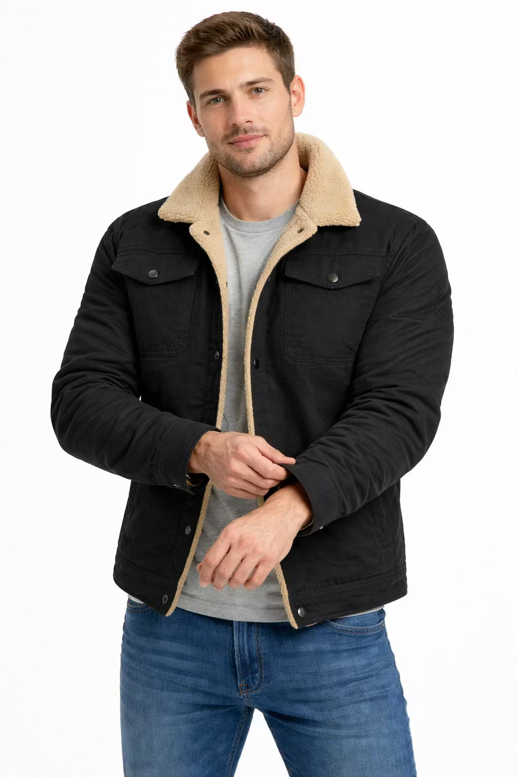 Men’s Sherpa Collar Jacket