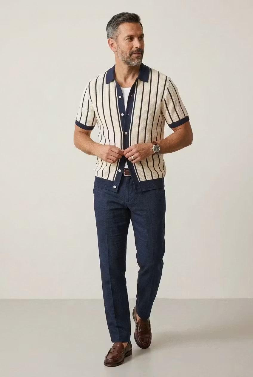 The Whitmore Stripe Polo