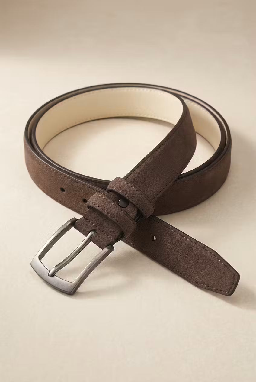 Windsor Suede Buckle Belt