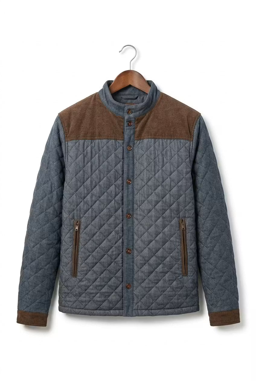 Heritage Quilted Stand Collar Jacket