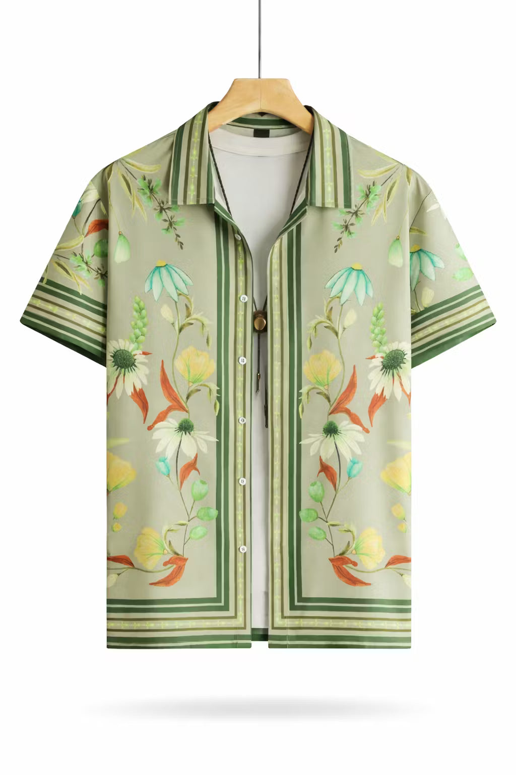 Garden Line Lyocell Button Shirt