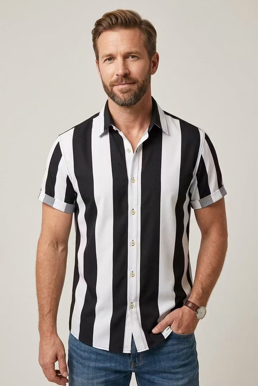 Monroe Stripe Resort Shirt