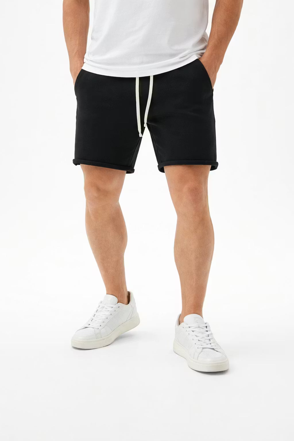 Men’s Lounge Shorts With Drawstring Waist