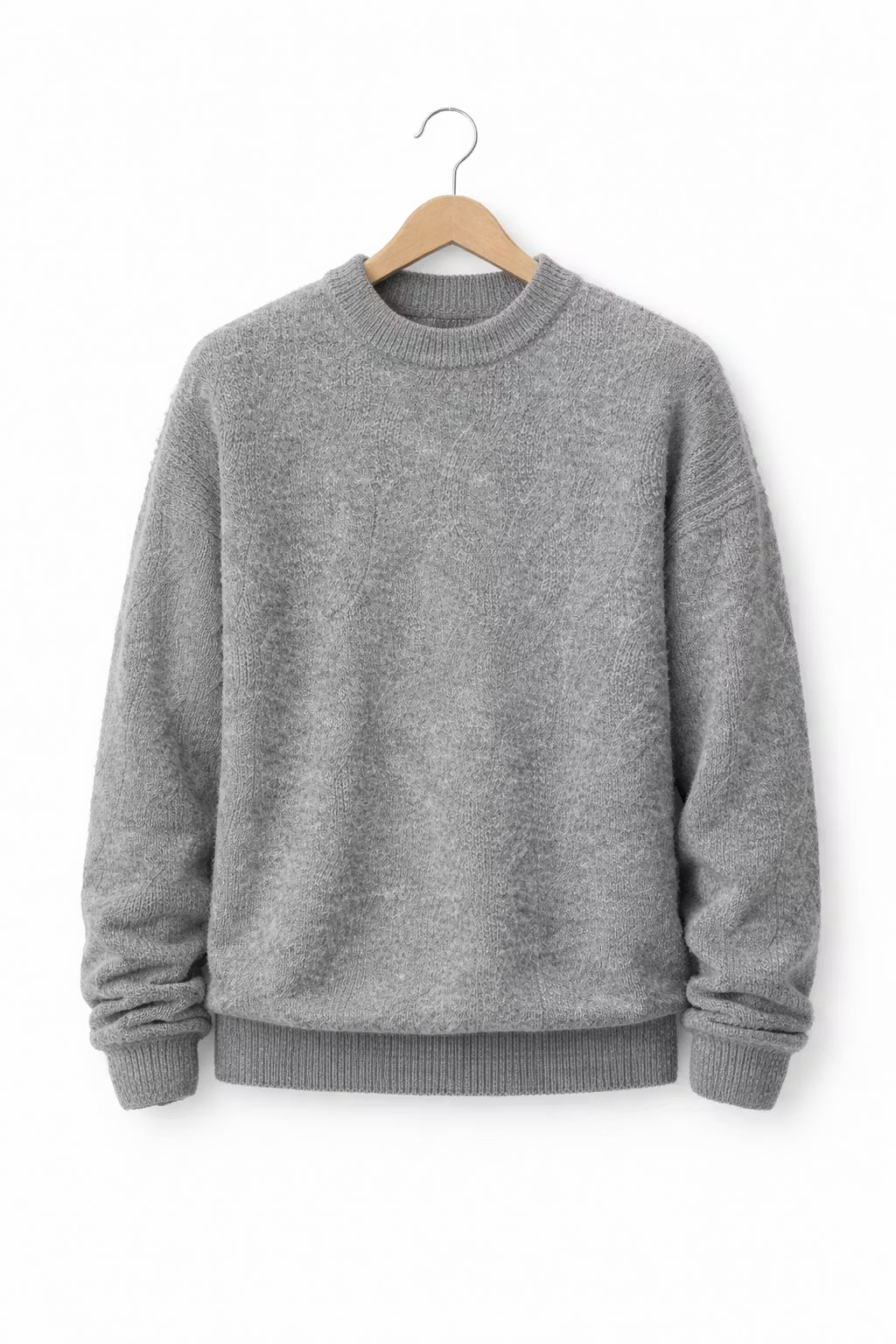 Textured Knit Crew