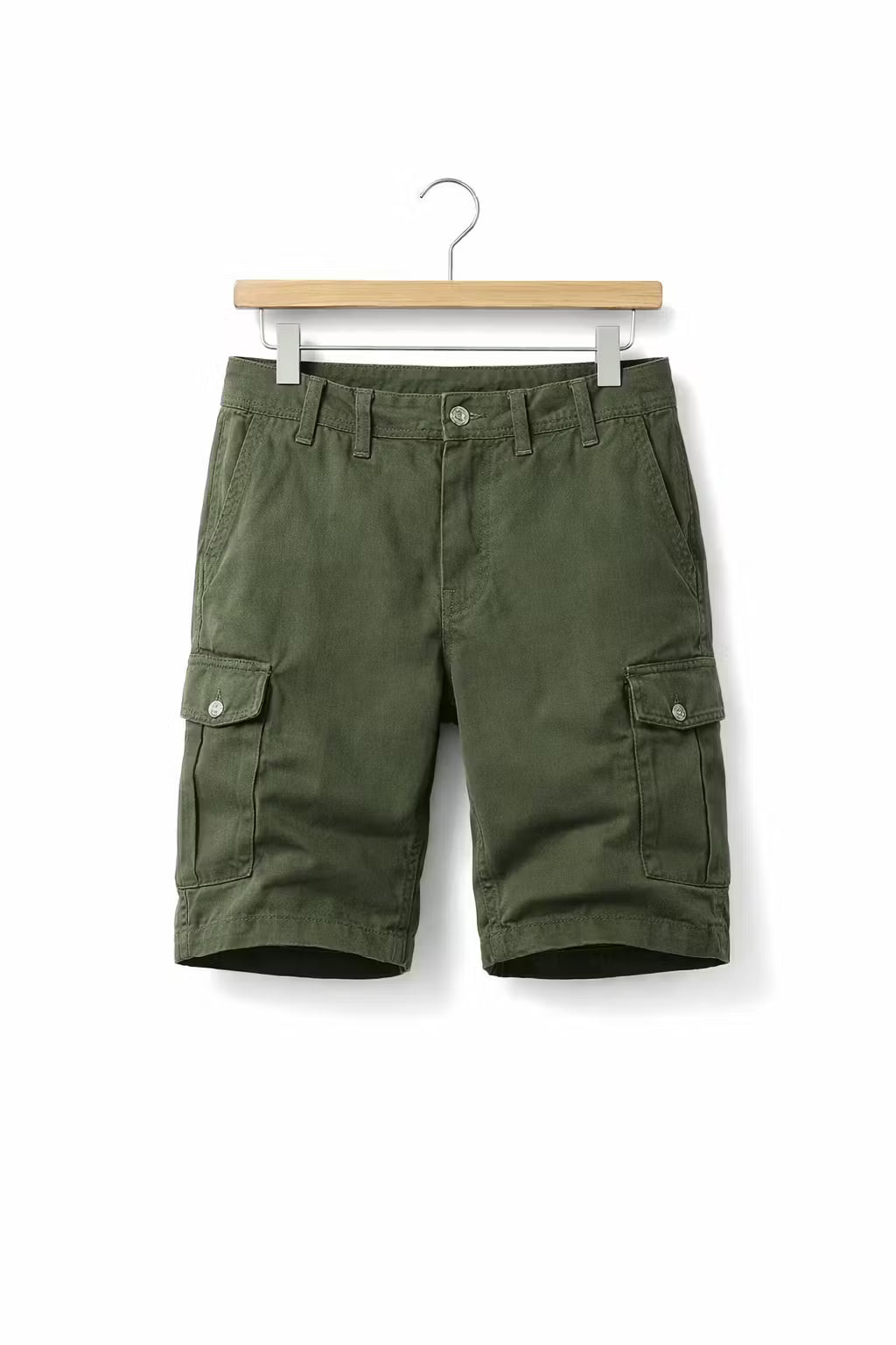 Utility Pocket Cotton Cargo Shorts