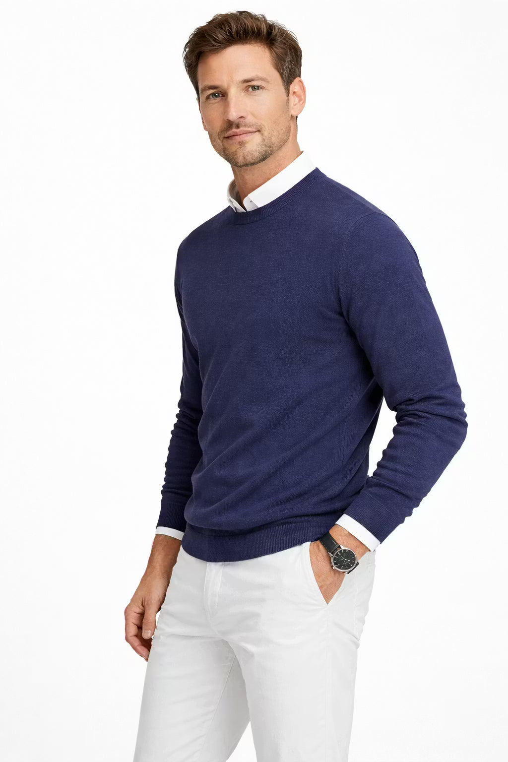 Refined Crew Knit Sweater