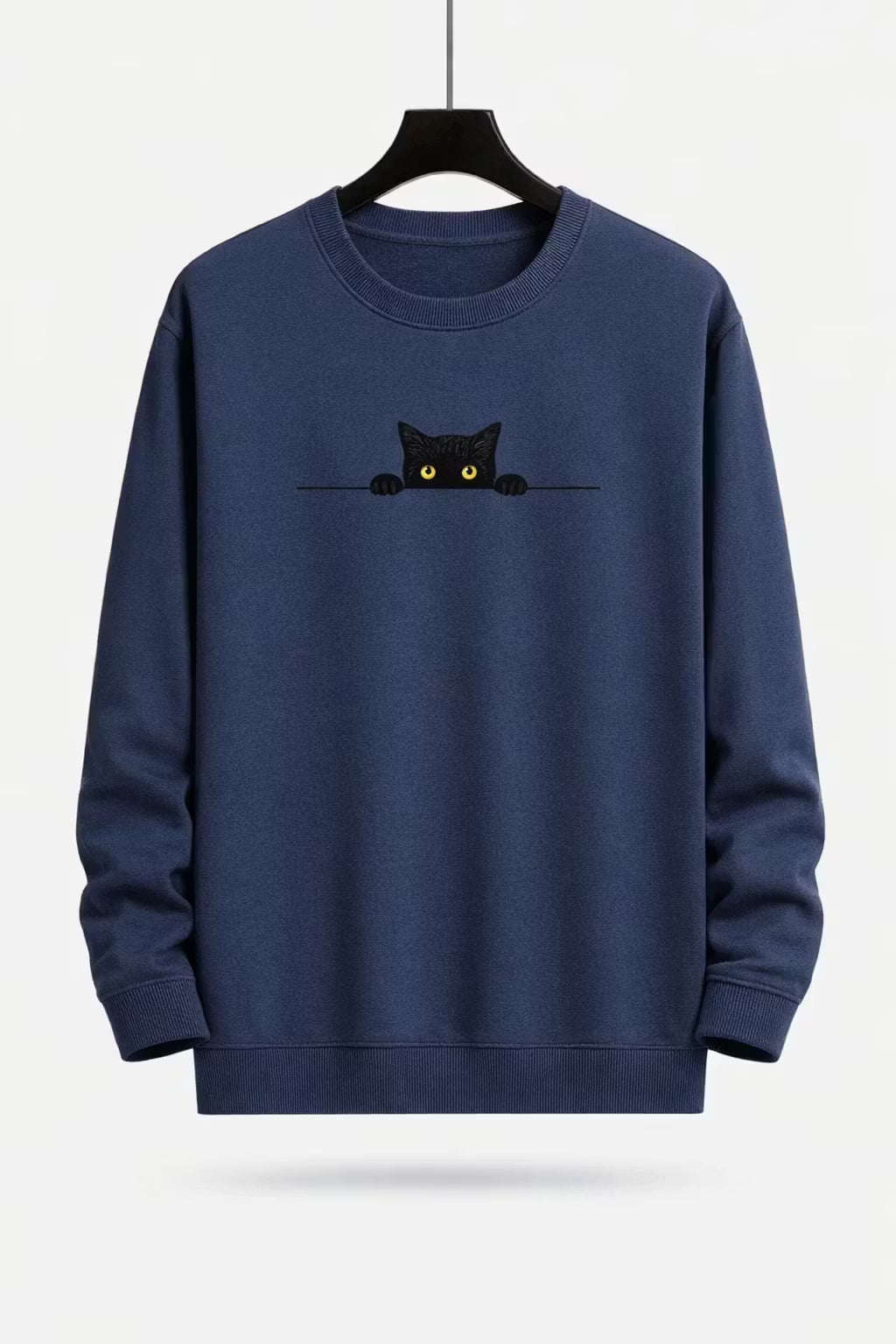 Midnight Cat Graphic Sweater